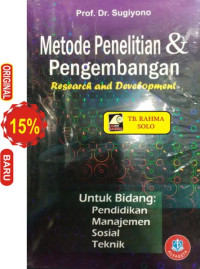 Image of metodologi penelitian & pengembangan research and development