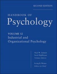 Image of handbook of phychlogy industrial and organizational psychology